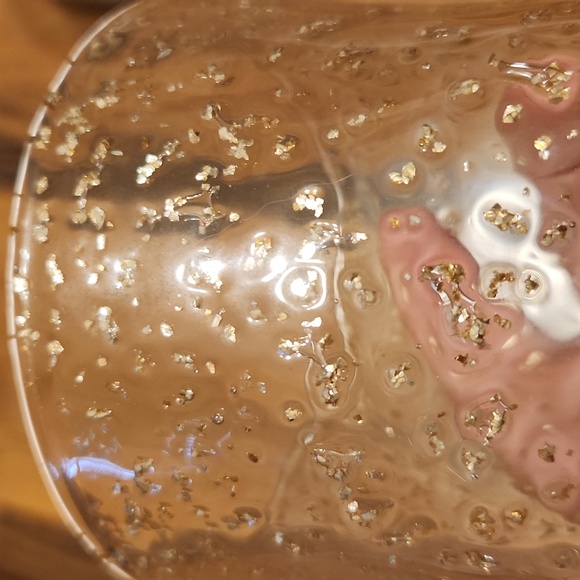 Anthropologie Theia Gold Flecked Hand Blown Glass Tumblers, Set Of Four - Picture 7 of 17